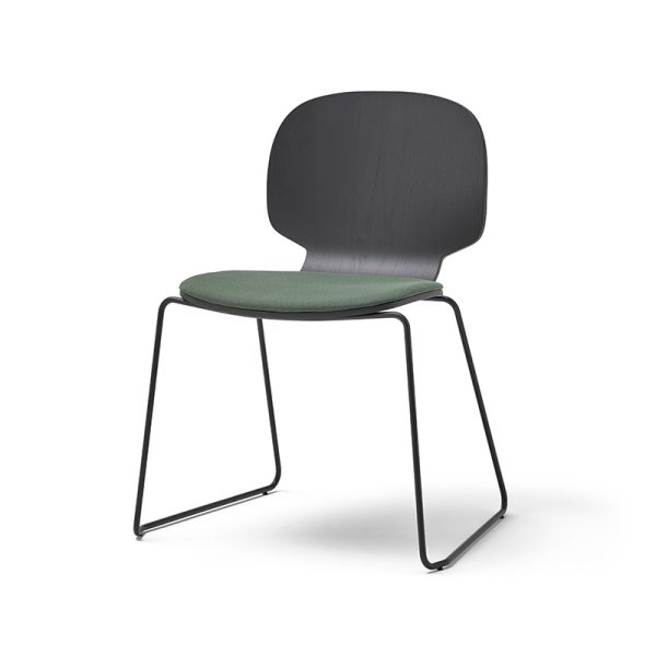 SILLA HALO PATÍN ASIENTO TAPIZADO