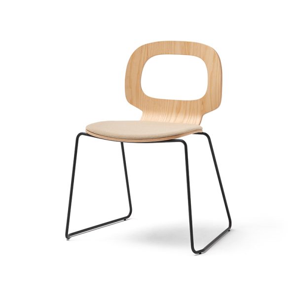 SILLA HALO PATÍN CON ASA ASIENTO TAPIZADO