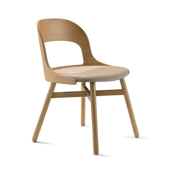 SILLA BE WOOD TAPIZADA